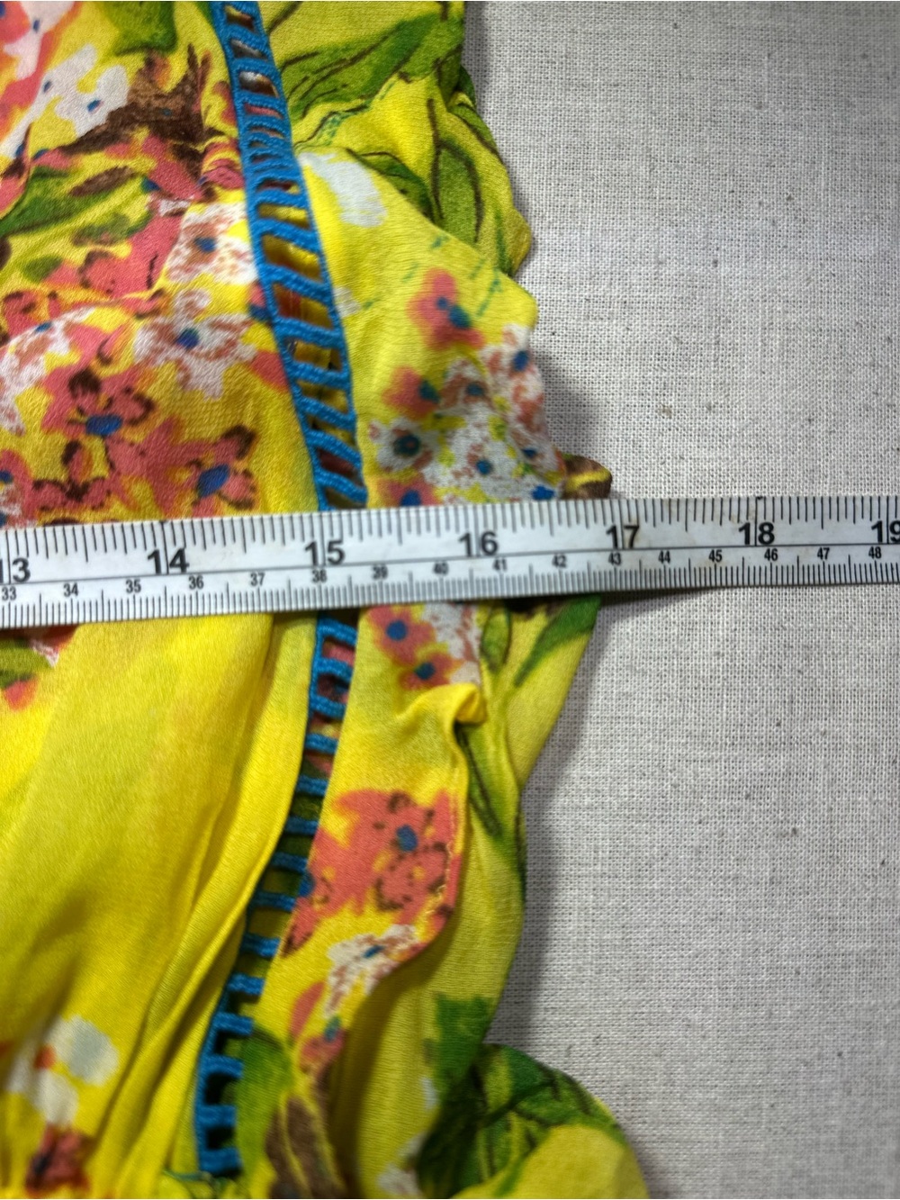 Anthropologie Tracey Reese Silk Sheer Yellow Floral Maxi Dress Women’s size S - Picture 7 of 9